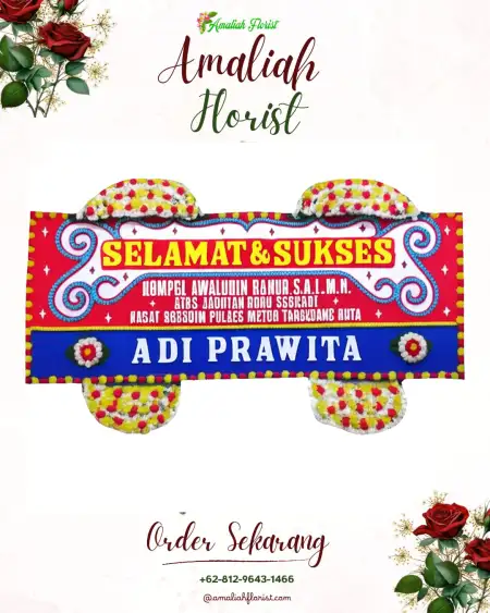 Papan Bunga Ucapan Selamat Ciasmara